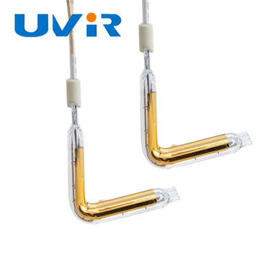 Dobra cena. Złote pokryte złotem L-typ Halogen Infrared Quartz Tube 1800-2200°C w Internecie