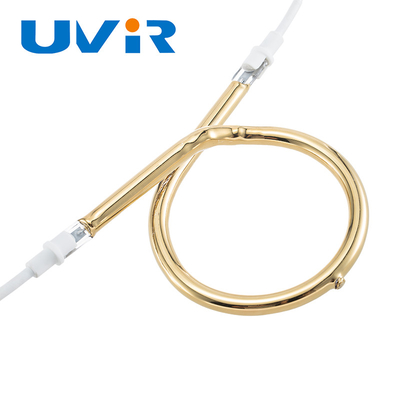 Dobra cena. Halogenowa lampa grzewcza na podczerwień z pierścieniem, 24V-575V, konfigurowalna w Internecie