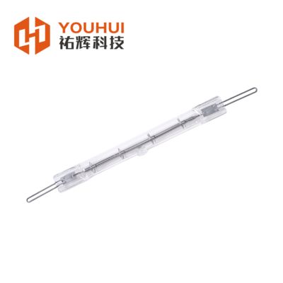 Dobra cena. Clear Quartz Short Wave Infrared Heater Tube with 1100-2600°C Filament Temperature and 2500W Power for Industrial Heating w Internecie