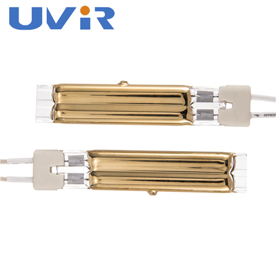 Dobra cena. 3400W podgrzewacz podczerwony z halogenów kwarcowych pokryty złotem do automatyzacji przemysłowej w Internecie