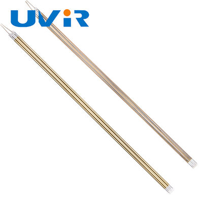 Dobra cena. 5250W średniofalowa lampa kwarcowa na podczerwień, powlekana złotem w Internecie