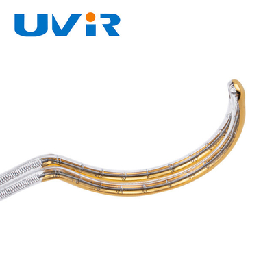 Dobra cena. Żarówka grzewcza na podczerwień kwarcowa, złocona, 240V 600W w Internecie