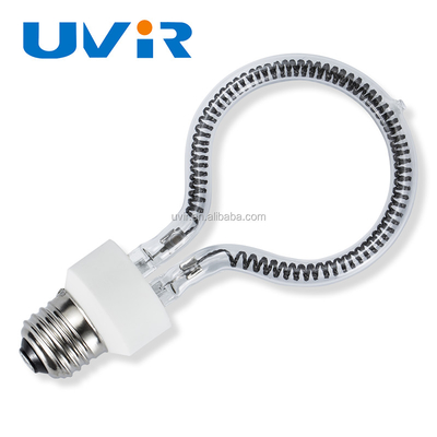 Good price 500w przezroczysta rura średniej fali z włókna węglowego lampa grzewcza na podczerwień kwarcowy emiter w Internecie