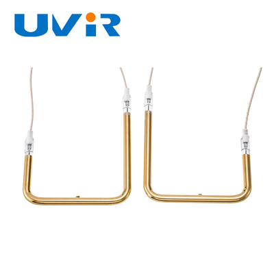 230V 910W złoty podczerwony element grzewczy kwarcowa rurka