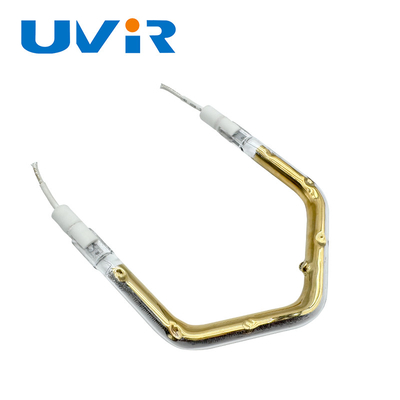 Złote ośmiokątne lampy podczerwone 150-6000W