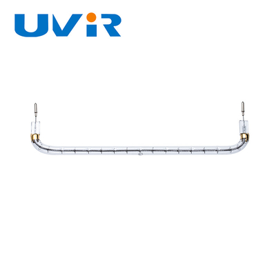 Kwarcyjna rura grzewcza na podczerwień w kształcie litery U UVIR 8-14mm 1100-2600C