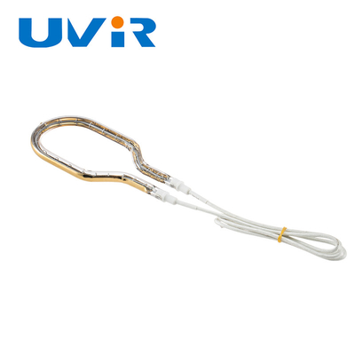 Niestandardowe lampy na podczerwień w kształcie pierścienia 39-600mm 200-6000W Złote Białe Przezroczyste
