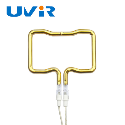3D Single Tube Gold Coating Infrared Heating Element Tube Dostosowalna długość fali i wymiary
