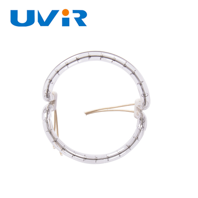 Infraczerwony element ciepłowniczy przejrzysty kwarcowy 3D typu Halogen Quartz Tube do spawania plastiku
