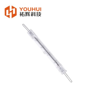 Dobra cena. Customizable 200-4000W Clear Quartz Tungsten Filament Infrared Heating Lamp with 1-2μm Wavelength and 5000h Working Time w Internecie