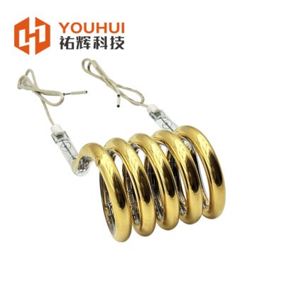 Dobra cena. 24-575V Voltage 39-600mm Outside Diameter 1100-2600℃ Filament Temperature Ring Infrared Lamp Circular Infrared Heater Tube w Internecie