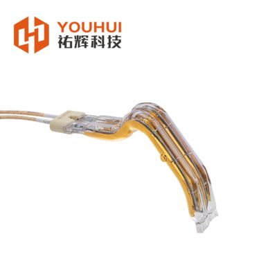Dobra cena. 45-480V 150-6000W Twin Tube L-Type Infrared Heating Lamp with 11x23mm Quartz Tube w Internecie
