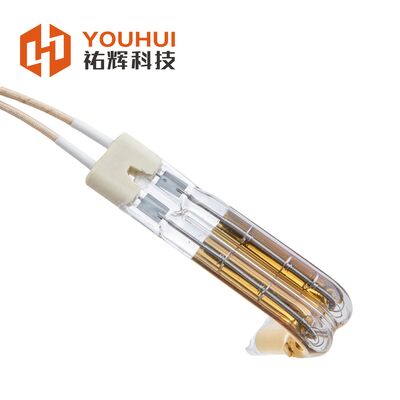 OEM L-shaped Infrared Heating Element Tube 600W 85% wydajność