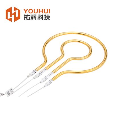 Dobra cena. 240V średnio faliste długofalne lampy podczerwone z złotym odblaskiem do zastosowań motoryzacyjnych w Internecie