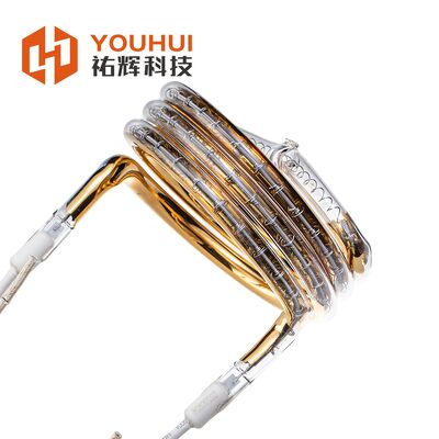 jakość 150-6000W złota powłoka Infraczerwone elementy grzewcze rurki z 5000-20000h żywotności dla zastosowań przemysłowych fabryka