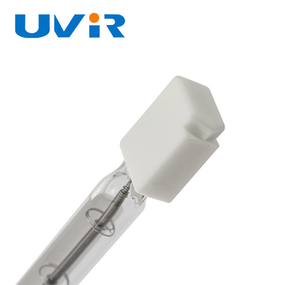 SK16 Podstawa Tungsten IR Element grzejny Halogenowe lampy kwarcowe 10,5 mm Ceramic White
