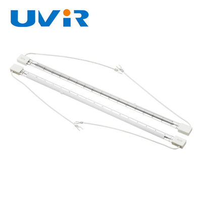 SK18 Biała lampa na podczerwień z pojedynczą rurą na podczerwień 3000W 400V kwarcowa lampa promiennikowa na podczerwień