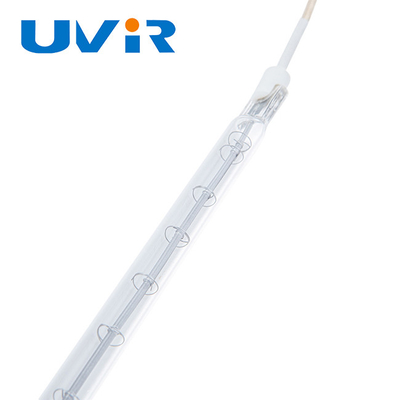 R7S Pojedyncza rura Ceramiczne lampy halogenowe IR Powłoka promiennik podczerwieni do utwardzania