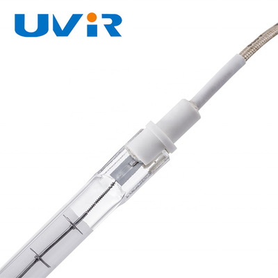 Jednorubowe żarówki kwarcowe z czasem reakcji 1s 500 mm długość całkowita i 430 mm długość ogrzewania dla zastosowań przemysłowych