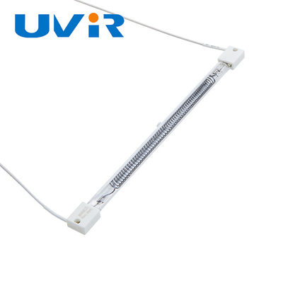 Good price Lampa grzewcza na podczerwień 450 W z włókna węglowego, szklany element grzewczy z rurki kwarcowej w Internecie