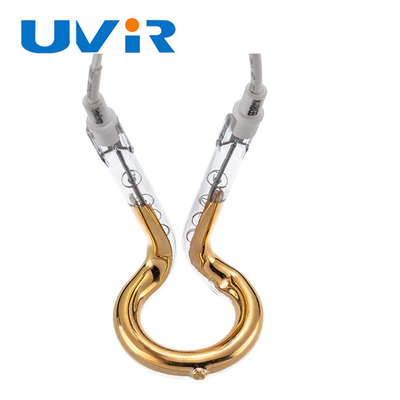 Lampa na podczerwień 650W 240V Gold Ring, średnica zewnętrzna 52mm, ogrzewanie krótkofalowe