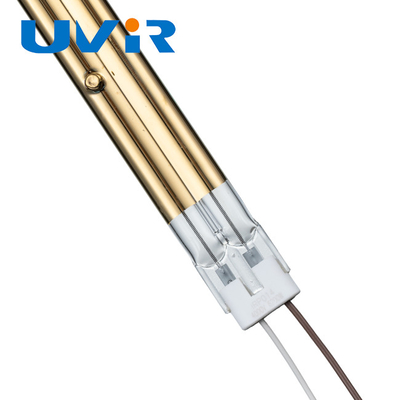 15x33mm lampa na podczerwień IRP do drukowania, kwarcowe emitery podczerwieni z powłoką złotą