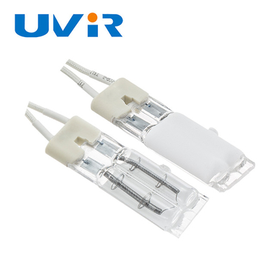Dobra cena. Biała powlekana lampa grzewcza na podczerwień z podwójną rurą 450W 115V 11x23mm w Internecie