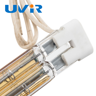 Good price 785W Ir kwarcowy grzejnik na podczerwień, lampa halogenowa na podczerwień ze złotym reflektorem w Internecie
