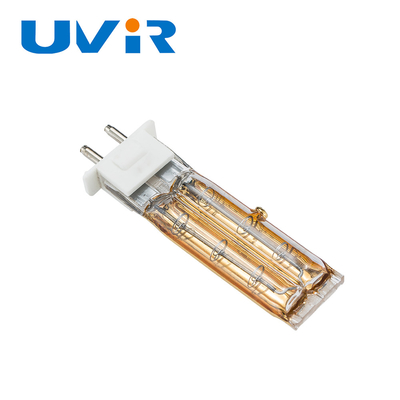 Good price Dwururowa grzałka kwarcowa na podczerwień TC04 500W 115V ze złotym odbłyśnikiem w Internecie